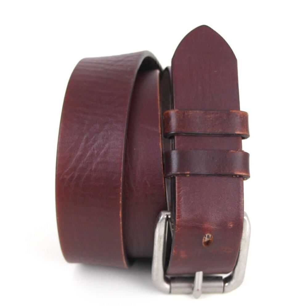 Gap SADDLE BROWN GENUINE LEATHER 1 1/8"Wd CASUAL DRESS MEN'S BELT Sz 32 (I38